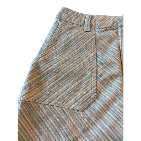 Anthropologie - Pilcro Pastel Striped Skirt | Women’a Size 2 | Mini A-line Cut - Picture 2 of 9